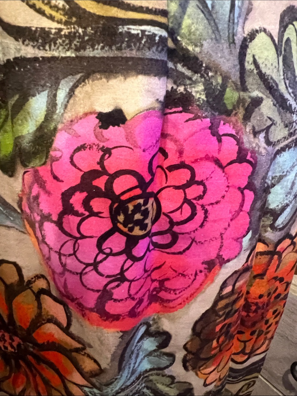 Milly of New York Floral slip Dress Romantic boho Garden Party Midi size 8 - Picture 6 of 12